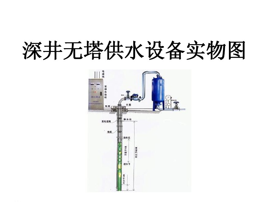 平原县井泵无塔式供水设备